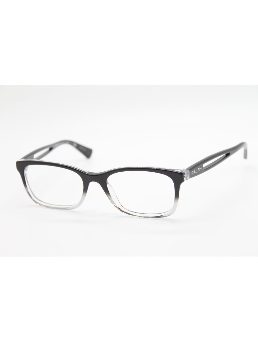 NEW RALPH LAUREN RA 7069 1448 BLACK CLEAR AUTHENTIC EYEGLASSES 53-18